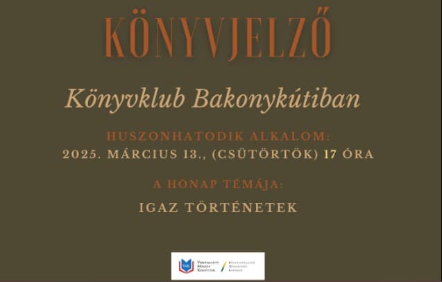 Könyvjelző - a bakonykúti könyvklub